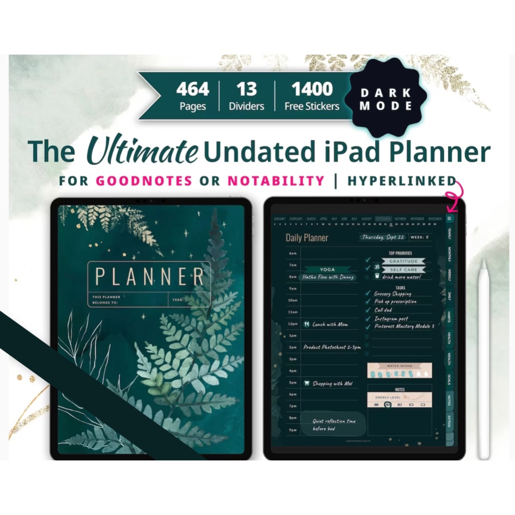 The Ultimate Undated iPad Planner Bundle 2024 for Goodnotes | Shopee ...