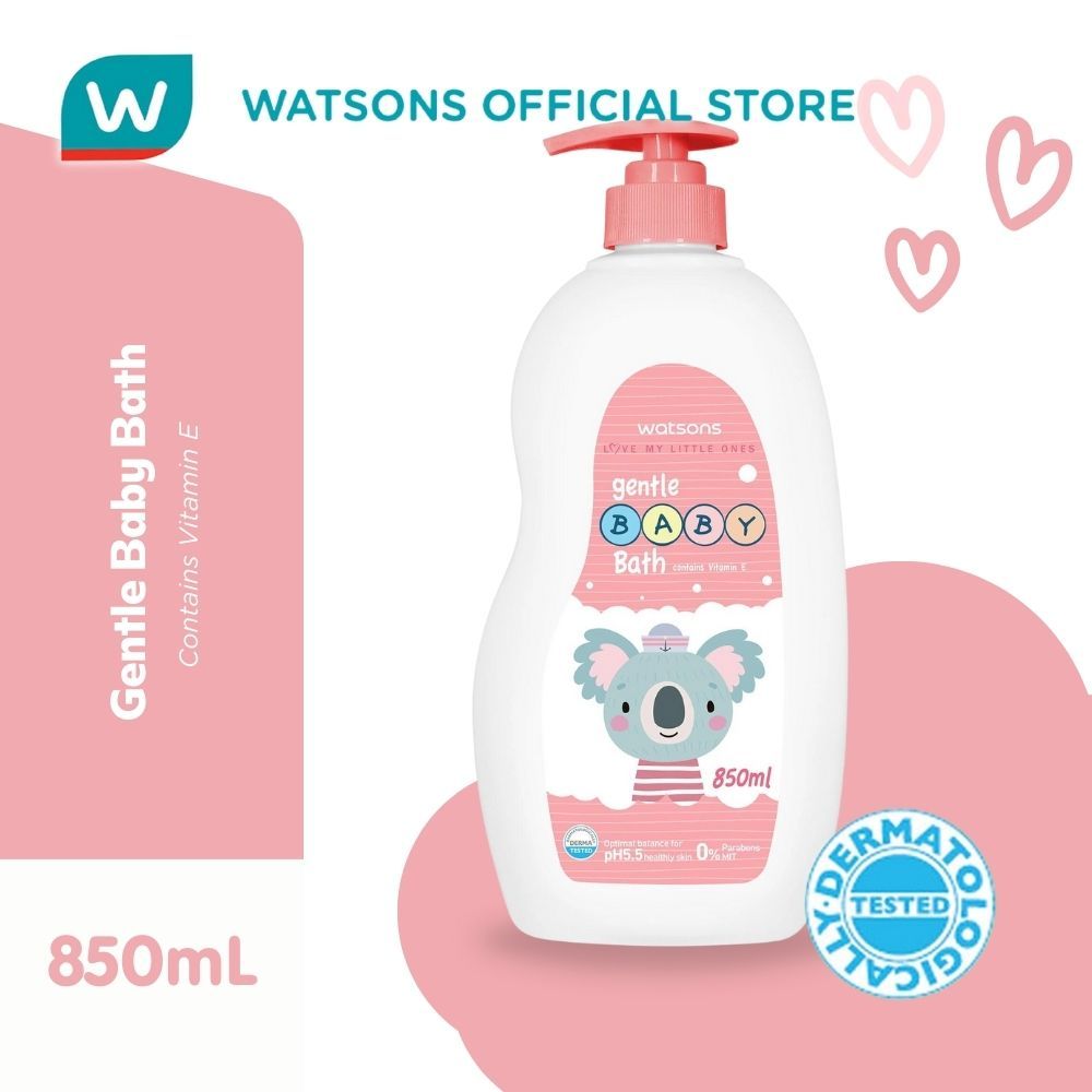 WATSONS Gentle Baby Bath 850ml Shopee Philippines
