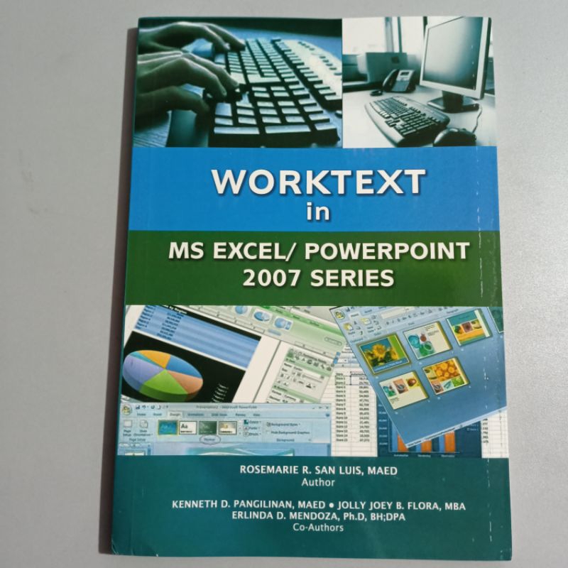 Worktext in ms excel powerpoint 2007 series by san luis shopee