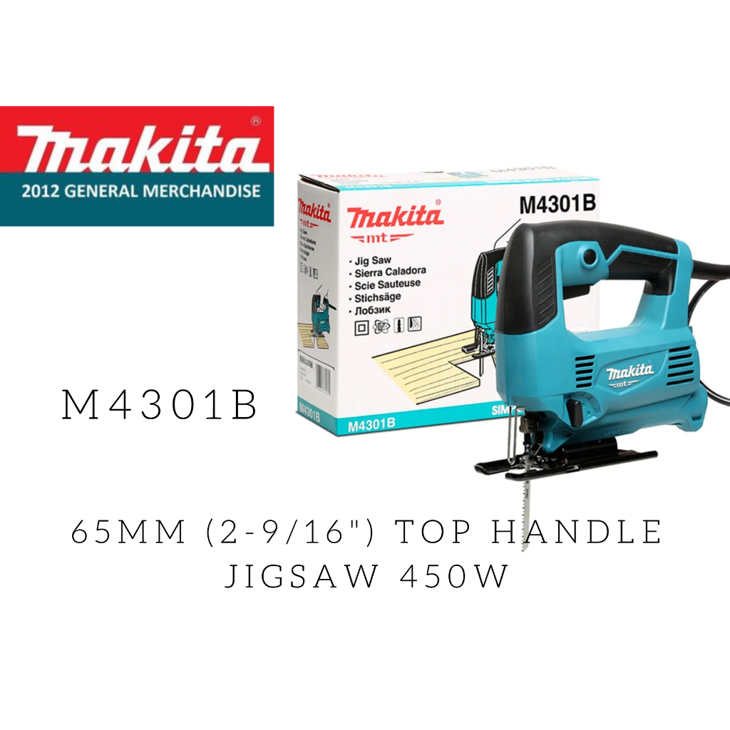 ORIGINAL Makita Top Handle Jig Saw 450W M4301B (ASIATOOL) Shopee
