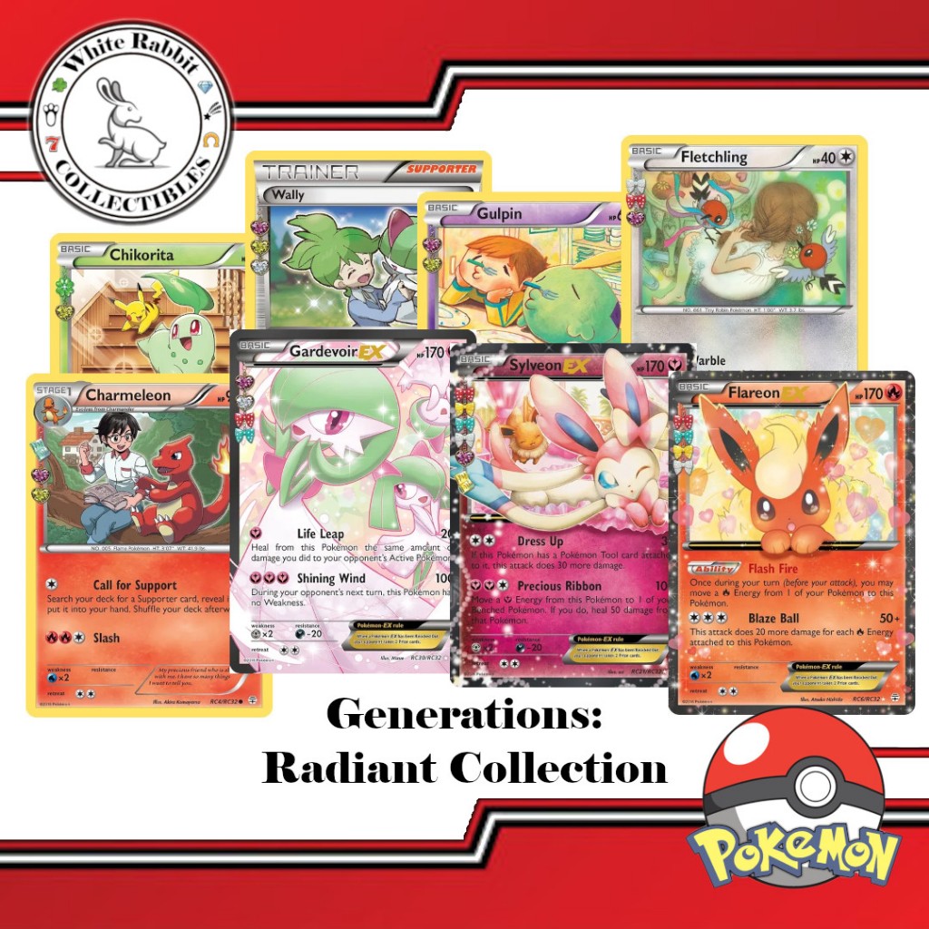 [Pokemon] [Card] Complete Pokemon Generations Radiant Collection Set