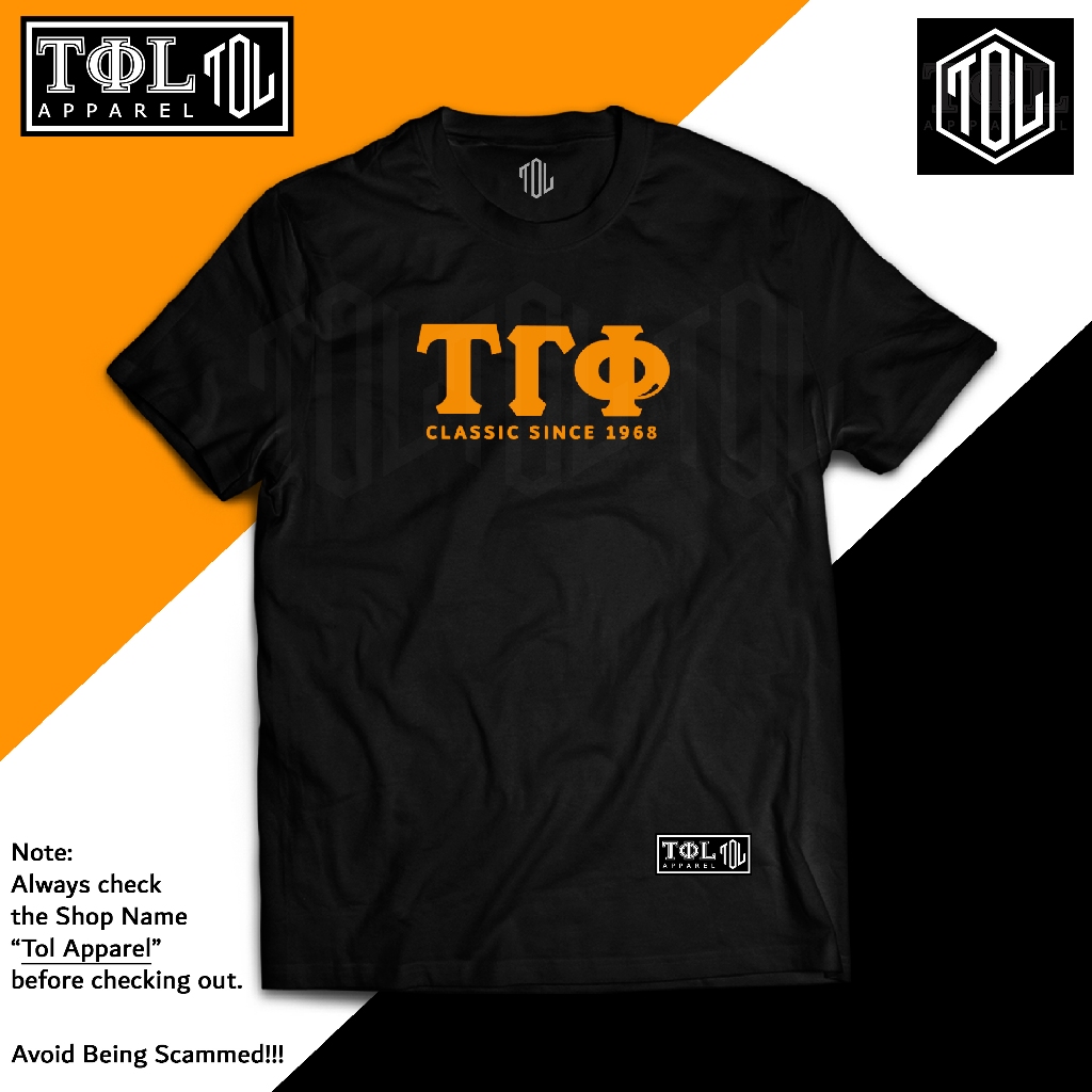 Triskelion Fratshirt Greek Classic V2 by Tol Apparel Tau Gamma Phi ...