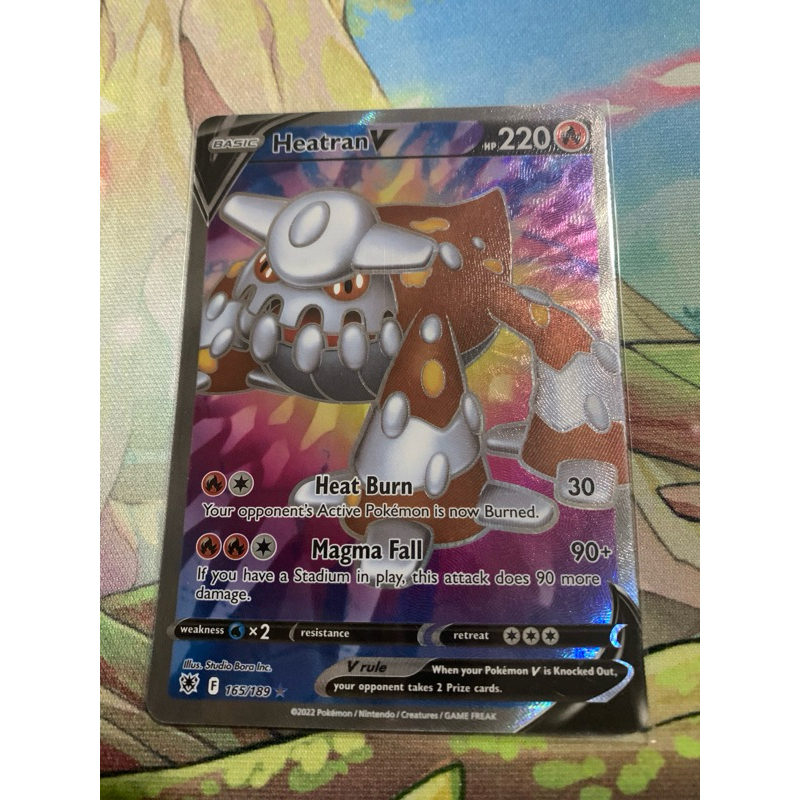 Heatran V Full Art Ultra Rare Pokemon TCG Shopee Philippines