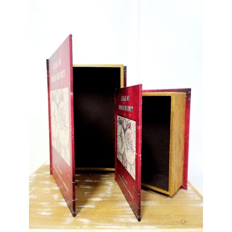 Exquisite Book Boxes ATLAS Set of 2 | Shopee Philippines
