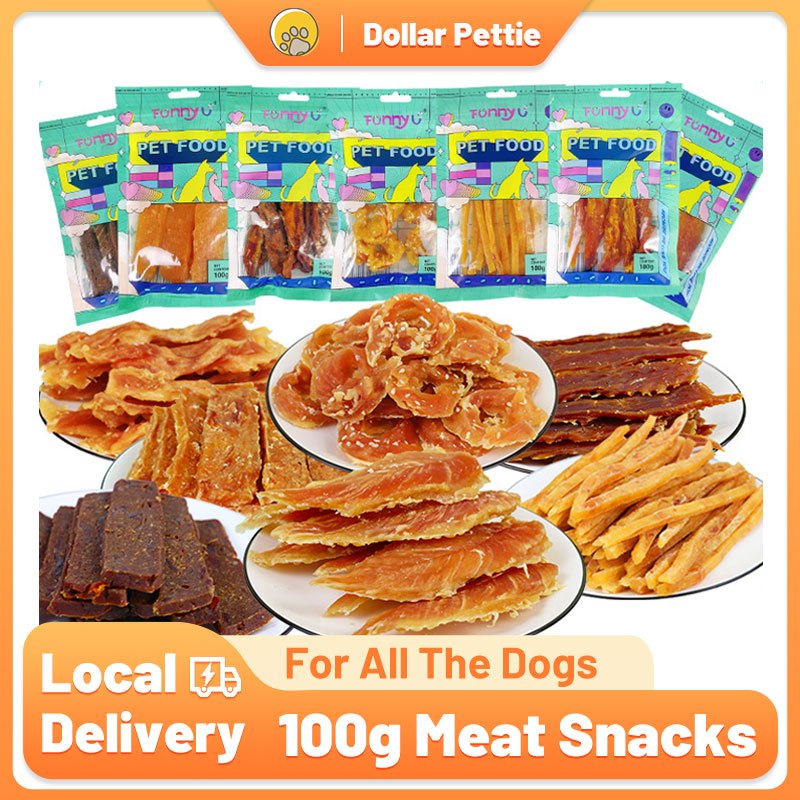 100g Dog Treats Pet Dog Food Dog Snack Beef Chicken Pet Treats Puppy