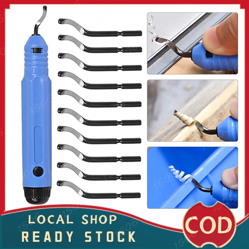 [Local]Metal Deburring Tool Kit Deburring Cutters Set Burr Remover Hand