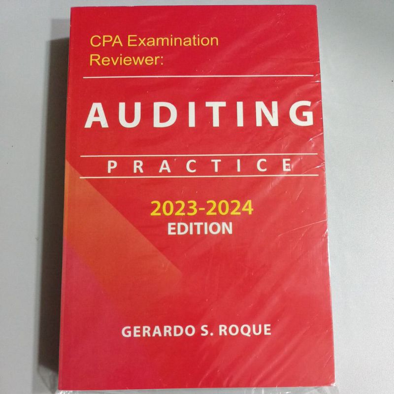 CPA Examination Reviewer Auditing Practice 2023 - 2024 By: Roque ...