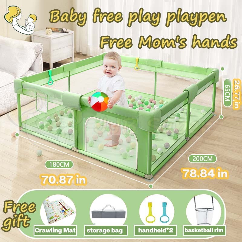Playpen Fence For Baby Play pen Foldable Playpen For Baby Safety Fence