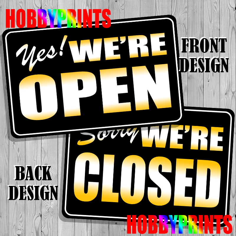 Laminated Signages Open n Closed Sign PVC Signage | Shopee Philippines