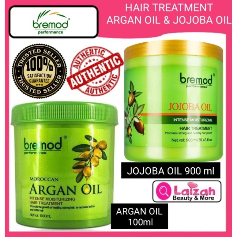 BREMOD MOISTURIZING TREATMENT (JOJOBA OIL 900ml AND ARGAN OIL 1000ml