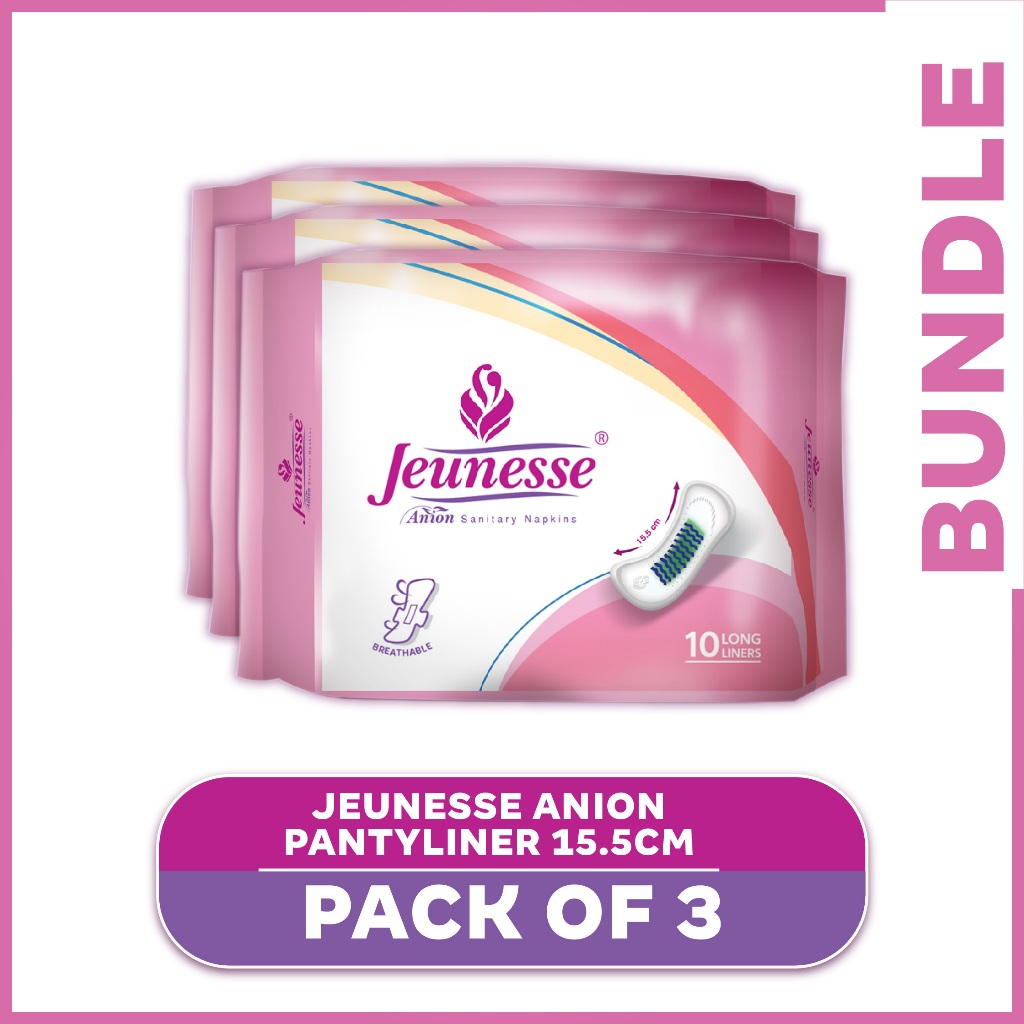 Jeunesse Anion Pantyliner 15.5cm (Pack of 3) Shopee Philippines