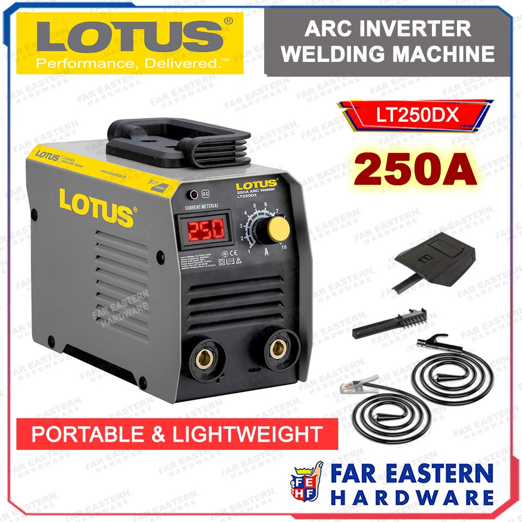 LOTUS Arc Inverter Welding Machine 250A LT250DX LTWM Shopee Philippines