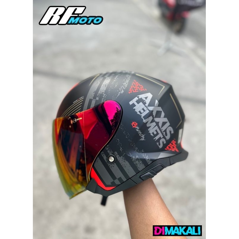 AXXIS MIRAGE Half face Dual visor Shopee Philippines