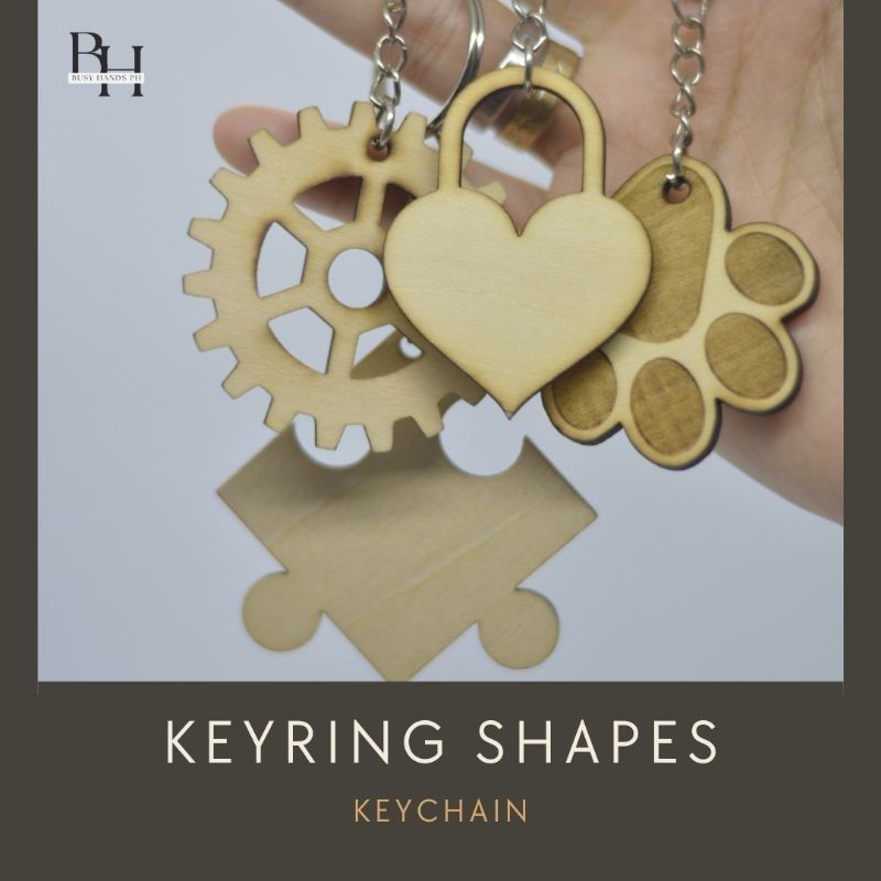 Keyring Shapes Keychain Designs Shopee Philippines