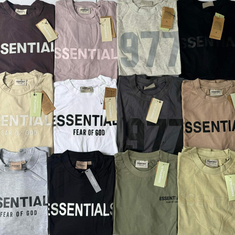 Essentials T-shirt makapal high quality oversize | part 1 | Shopee ...