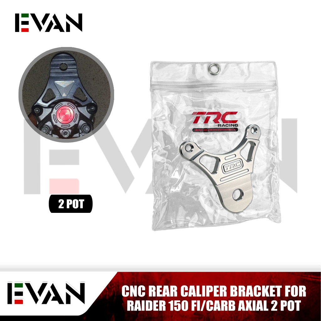 EVAN.PH TRC Rear Caliper Bracket 2POT For SUZUKI Raider 150/Fi/Carb