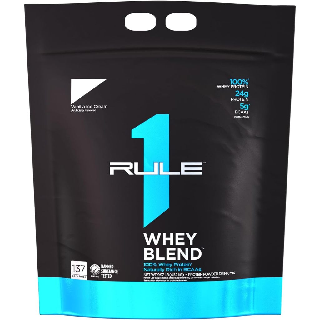 RULE 1 R1 Whey Protein (Whey Blend) 10lbs w/ FREE SHAKER | RULE ONE ...