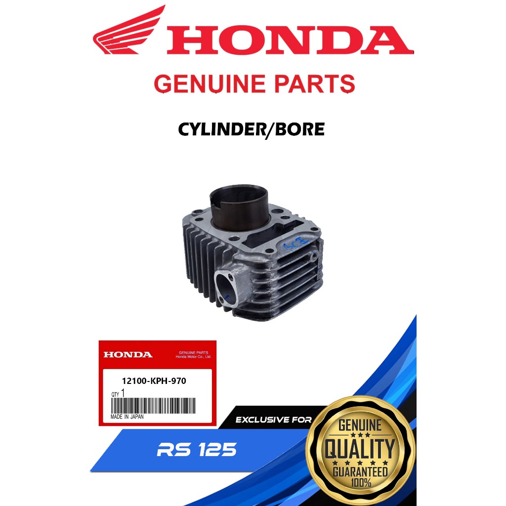 HONDA GENUINE CYLINDER / BORE FOR RS 125 CARB / XRM 125 ( 12100-KPH-970 ...