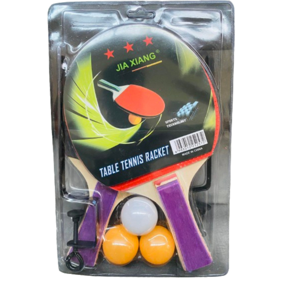 Table Tennis Ping Pong Racket with Balls and Net | Shopee Philippines