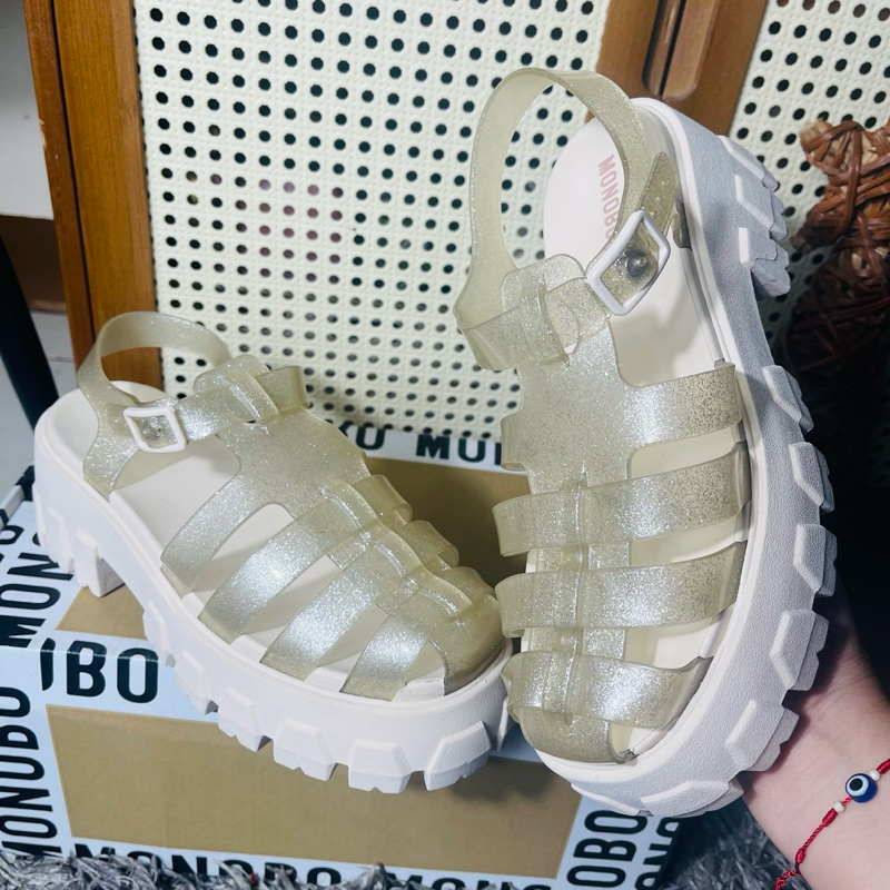 Monobo Nippon Glitters Platform Sandals | Shopee Philippines