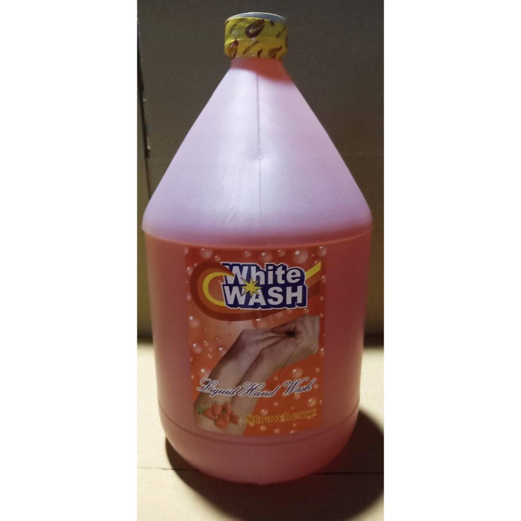 Brand New White Wash Liquid Hand Soap Gallon Strawberry Scent by