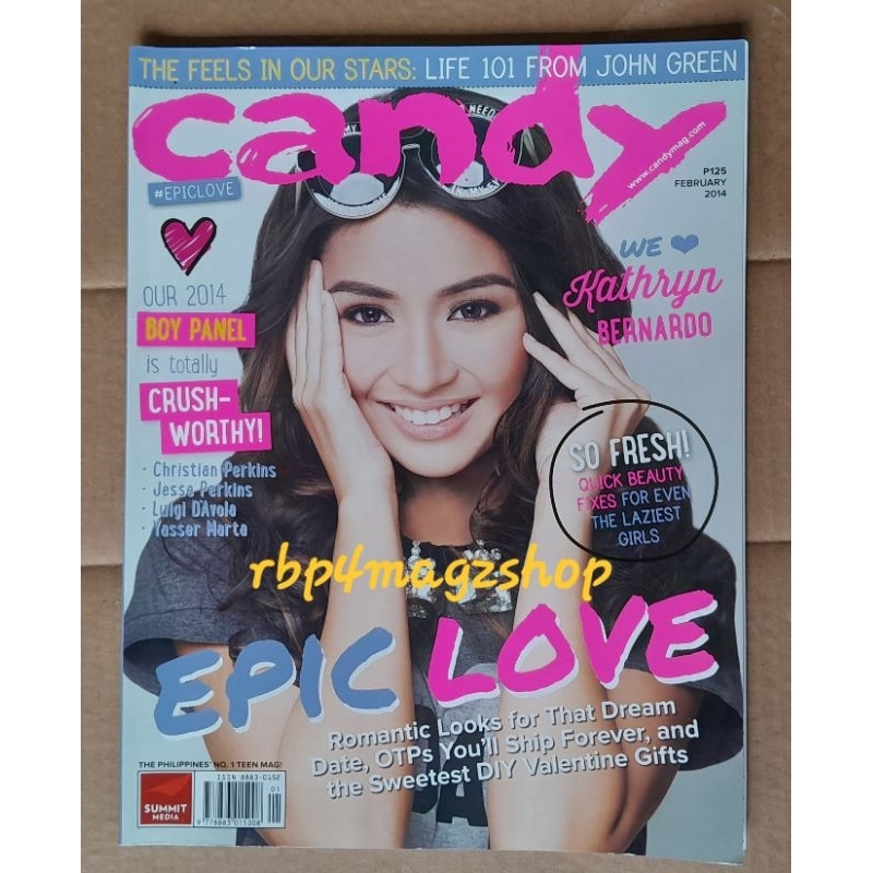 Candy Magazine/ Cover KATHRYN BERNARDO/ February 2014 Shopee Philippines