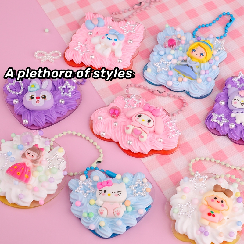 Cream Glue Goo Card Set Girl DIY Sticker Full Set Guka Card Sticker ...