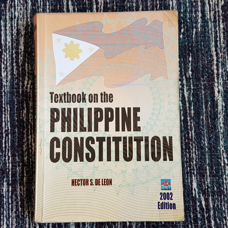 Textbook on the Philippine Constitution - Hector S. De Leon (2002 ...