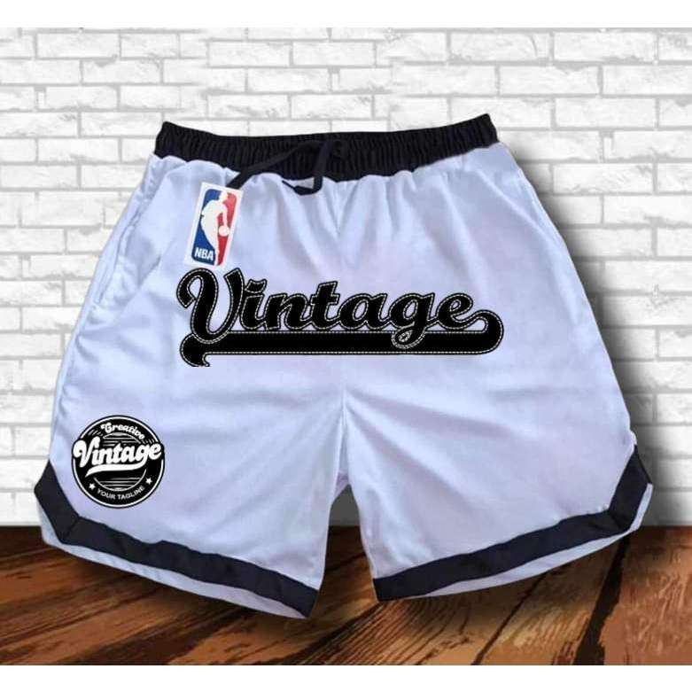 VINTAGE FRONT FRONT LOGO BASKETBALL Jersey Dri fit Short for Men