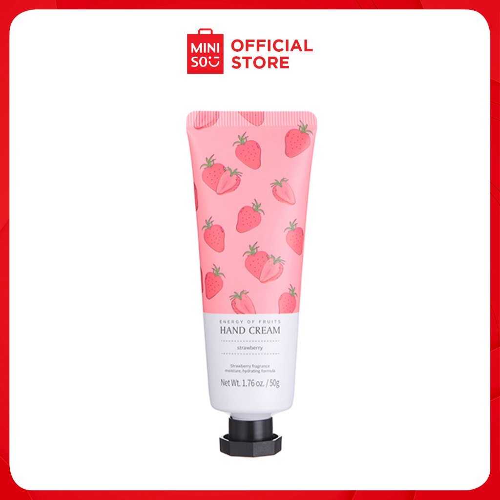 MINISO Energy of Fruits Hand Cream (Strawberry) Shopee Philippines