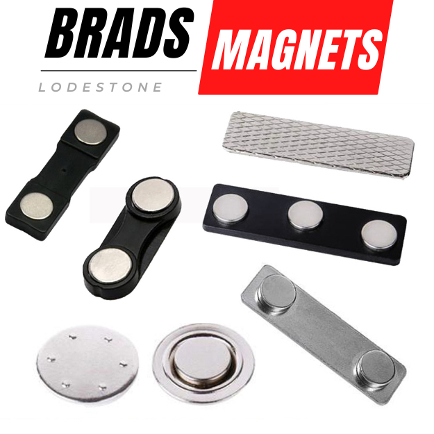 Magnetic Name Plate Badge Fastener N52 Neodymium Magnet Variations for ...
