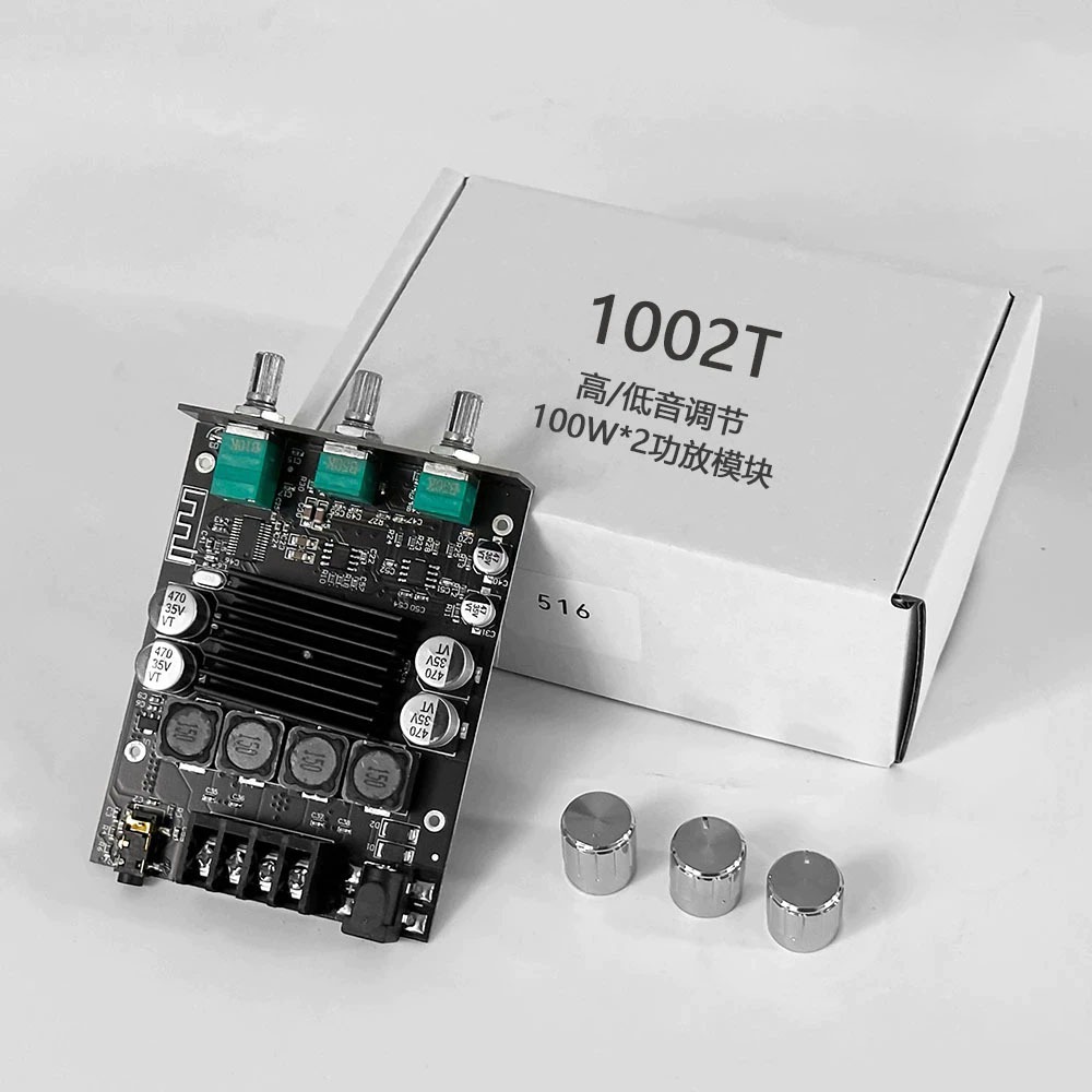 ZK-1002T Zk-1002Mt Tpa3116 2-Channel 2X100W Bluetooth 5.0 Digital Audio ...