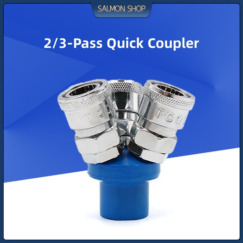 PNEUMATIC QUICK RELEASE COUPLER FITTING AIR COMPRESSOR HOSE COUPLING 1