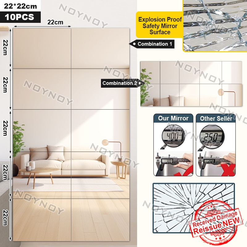 Sticker Mirror Wall fulllength mirror Stitching mirror wallmounted