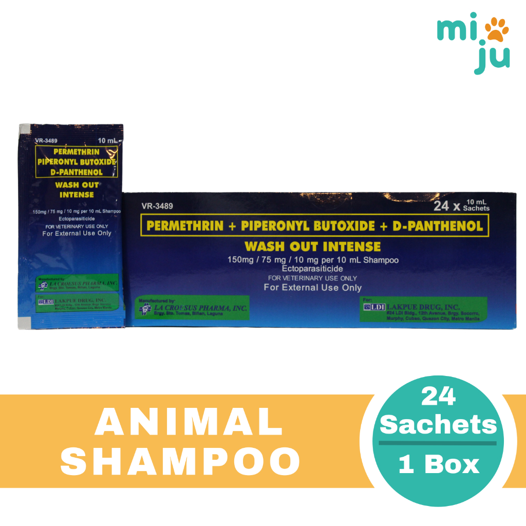 Wash Out Intense Shampoo (24 Sachets/Box) Shopee Philippines