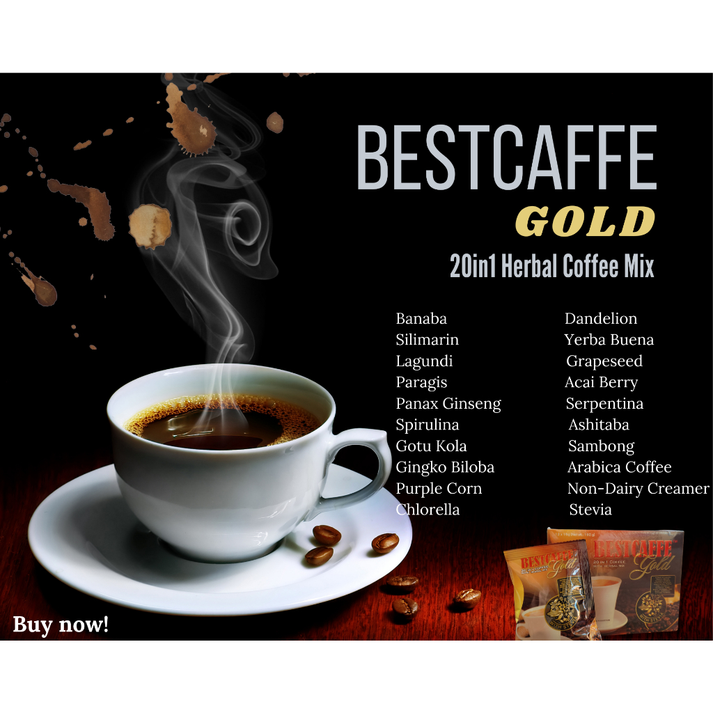 Bestcaffe GOLD 20in1 Herbal Coffee Shopee Philippines