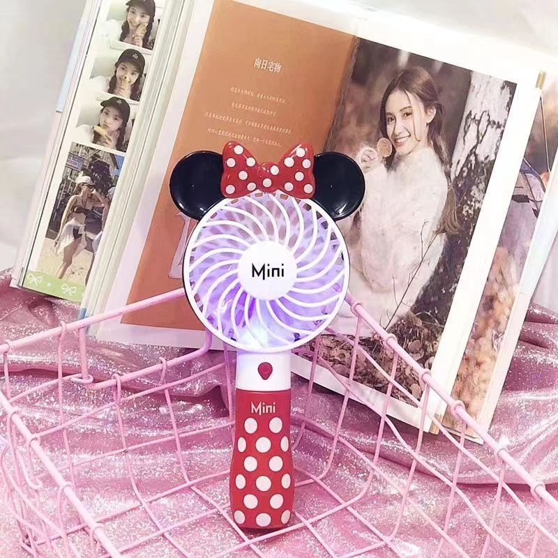 MINI MICKEY AND MINIE HANDY FANS RECHARGER WITH MICRO USB CABLE ...