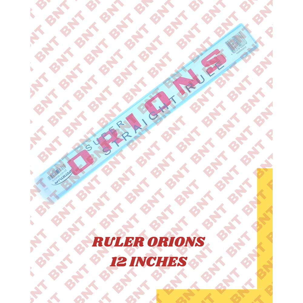 RULER 12 INCHES ORION 1PC | Shopee Philippines