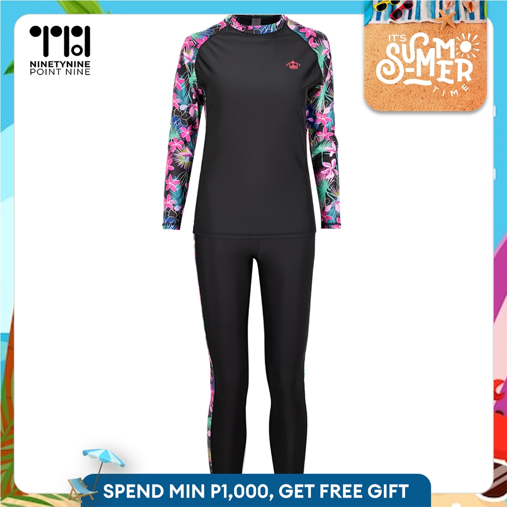 [Summer] 99.9 2Piece Rash Guard Set (Random Design) for Women [F511