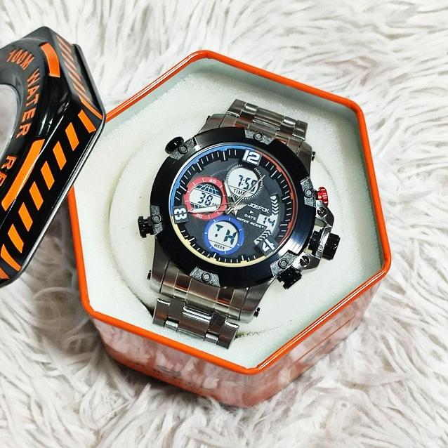 Men's Stylish Original JoeFox Full Stainless Actual-Pic Water Resist ...