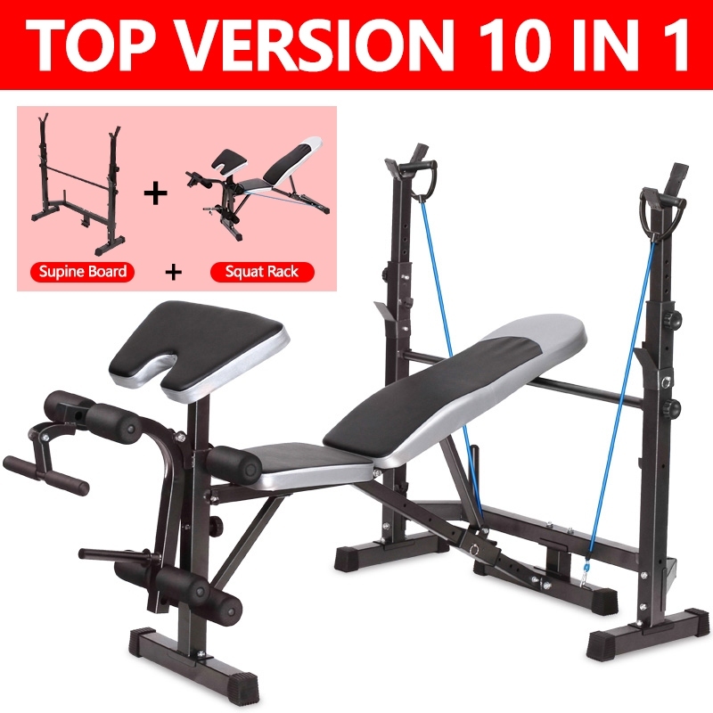 JF Weight Bench Press 6 in 1 Multifunctional Weightlifting Bed Bench Press Fitness Equipment Shopee Philippines