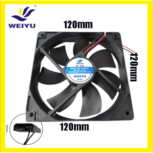 WEIYU BLOWER FAN DC 12V 0.14A cooling fan exhaust fan . Axial fan ...