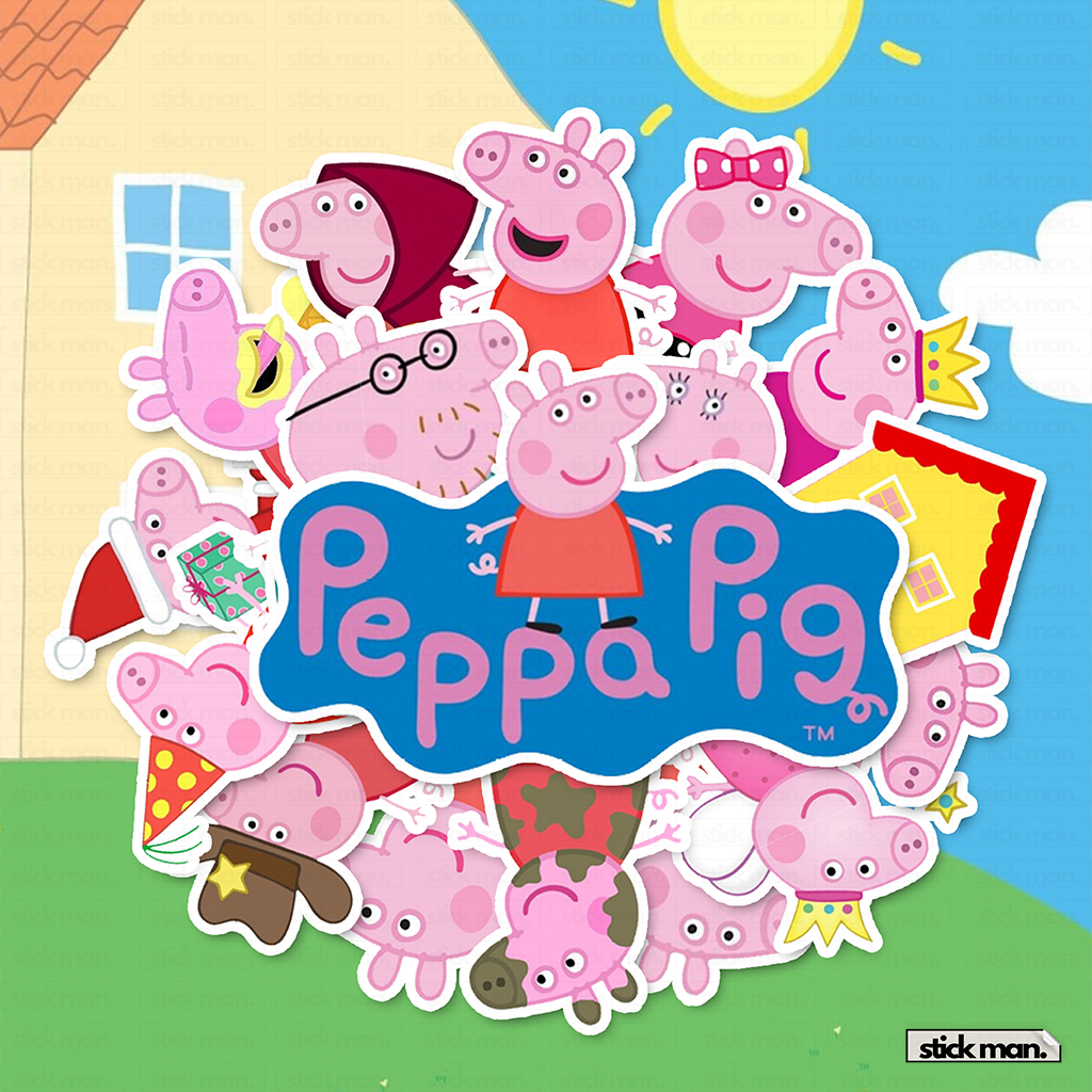 #1 PEPPA PIG | Sticker Pack | Waterproof Vinyl Sticker | For Phone ...