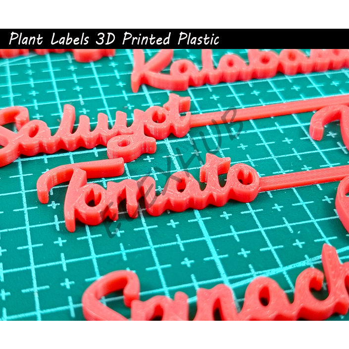 Plant Labels 3D Printed Customized Plastic | Shopee Philippines