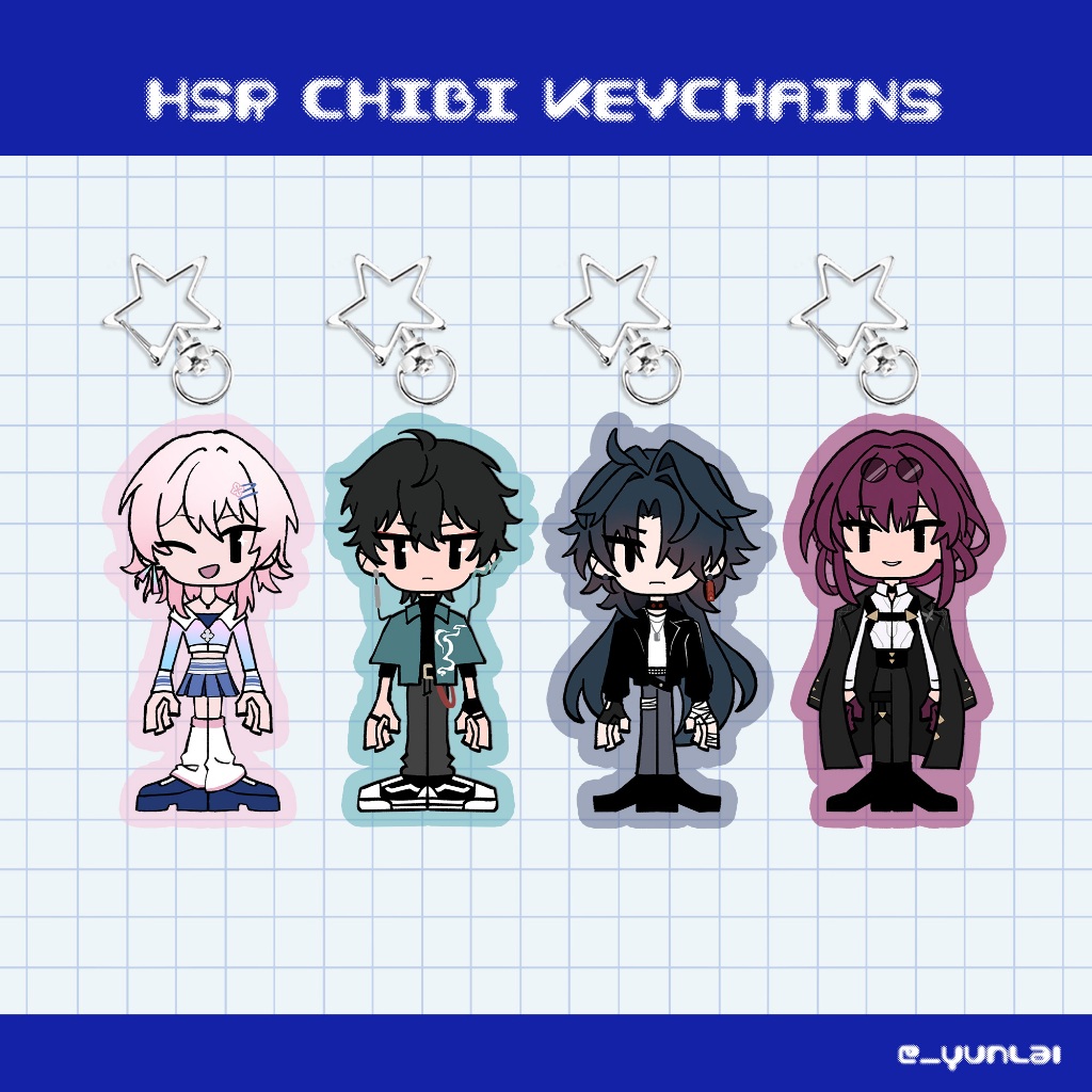 Honkai: Star Rail HSR Chibi Fashion Charm | Shopee Philippines