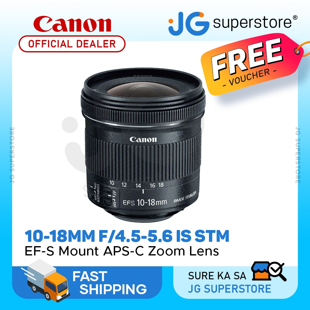 Canon EF-S 10-18 mm é lente STM