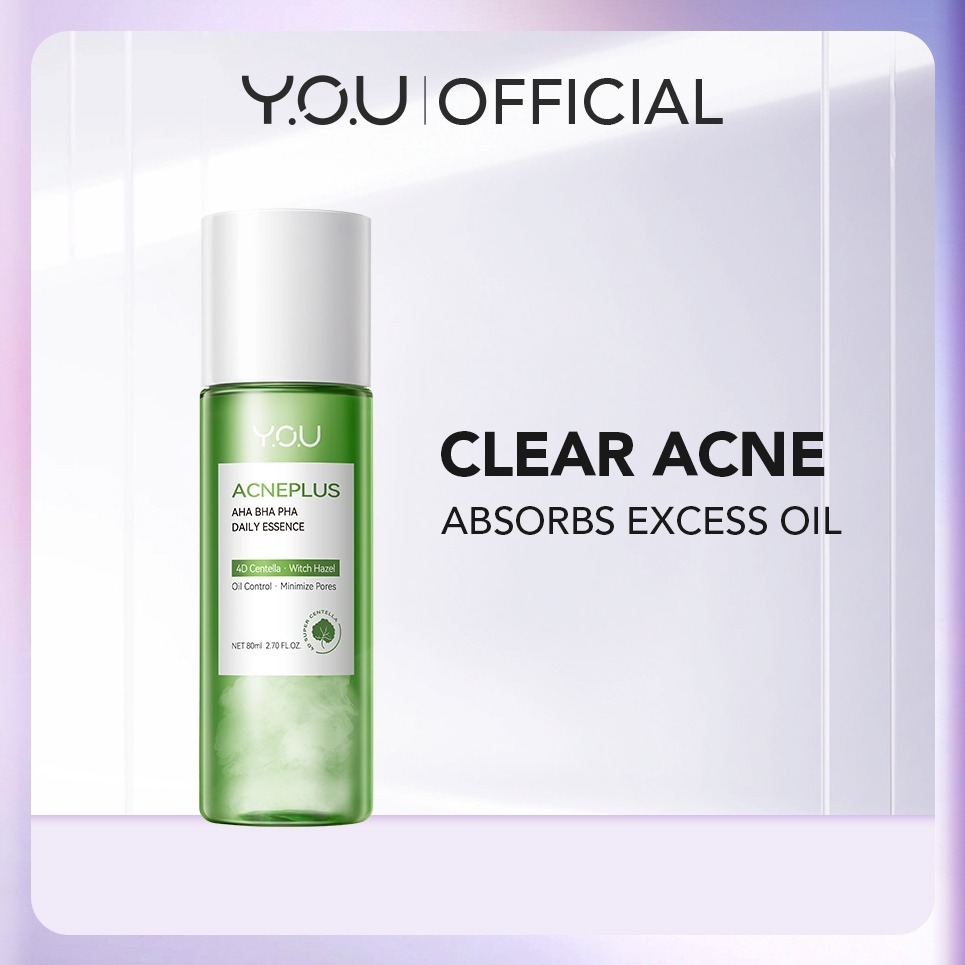Y.O.U Acneplus AHA BHA PHA Daily Essence 80ml | Shopee Philippines