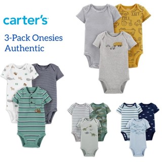 Carter's Child of Mine Baby Boy Bodysuits, 3 Pack, Preemie-24