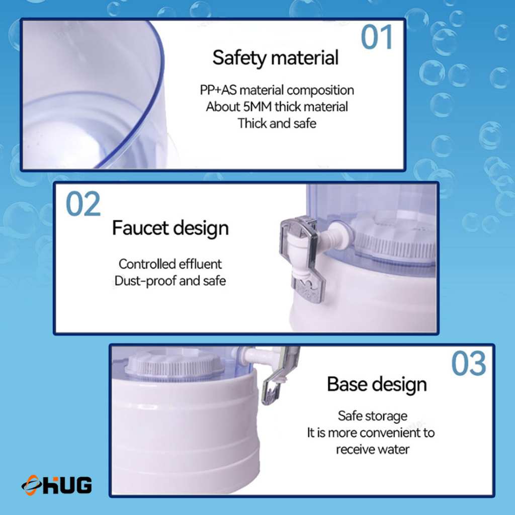 HUG 16L 8 stages Mineral Water Purifier Filter - SM206 | Shopee Philippines