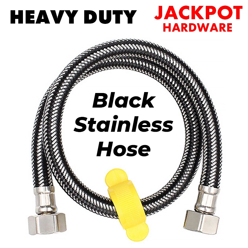 HEAVY DUTY Kings Stainless Flexible Hose 1/2 (Water Closet Hose Toilet